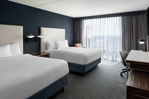 Room, 2 Queen Beds | Premium bedding, desk, laptop workspace, blackout drapes