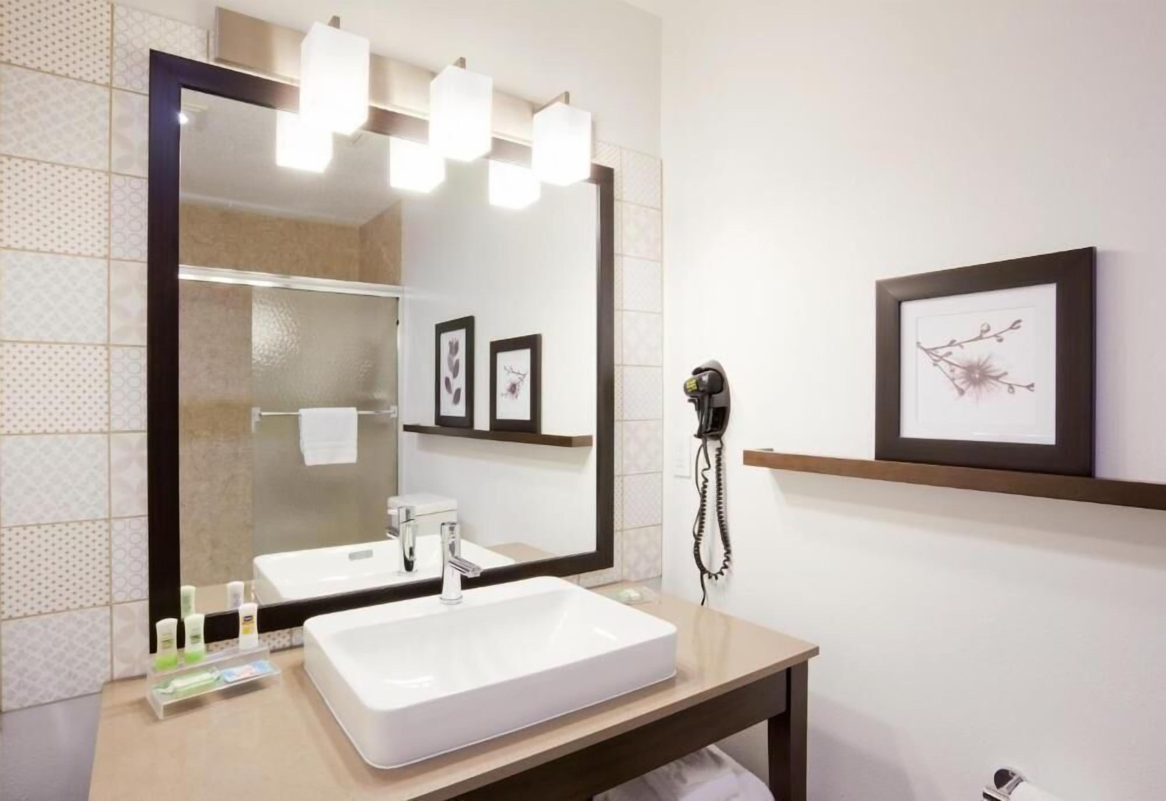 free toiletries, hair dryer, towels, soap