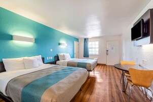 Desk, iron/ironing board (on request), WiFi (free), bed sheets