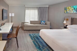 Premium bedding, down duvets, pillow-top beds, in-room safe