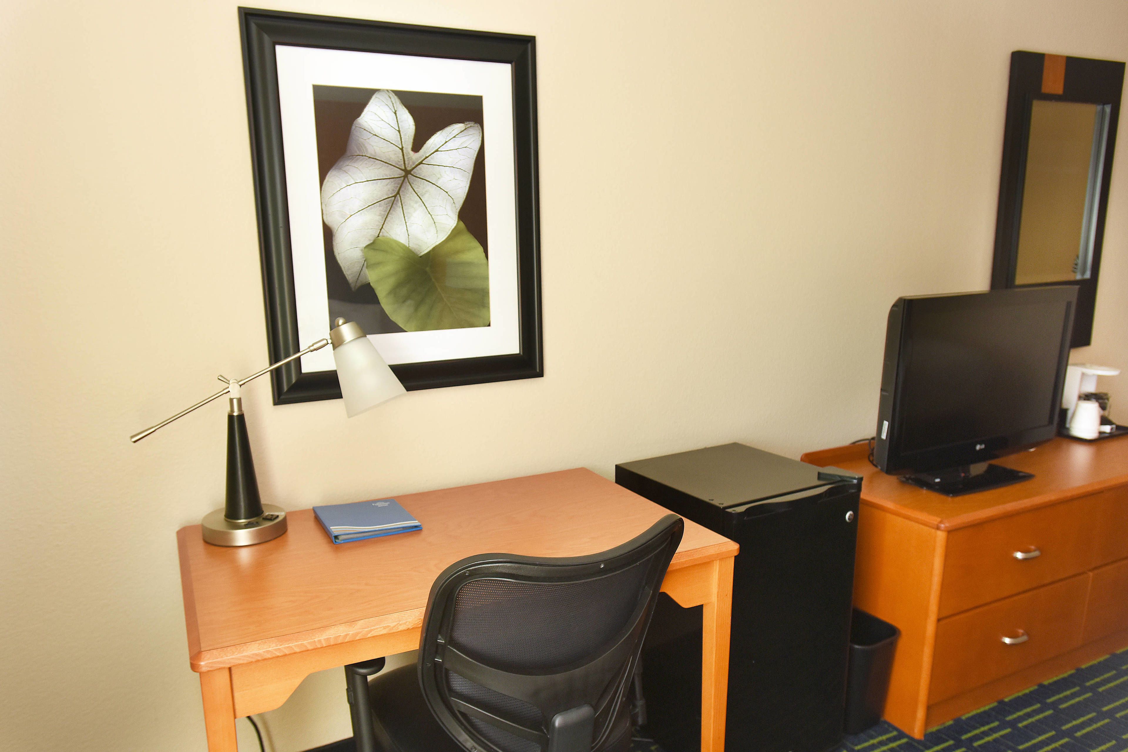 premium bedding, in-room safe, desk, blackout curtains