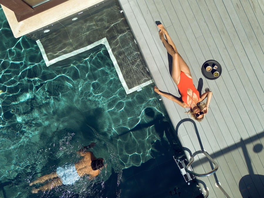 Indoor pool, seasonal outdoor pool, open 10 AM to 8 PM, sun loungers