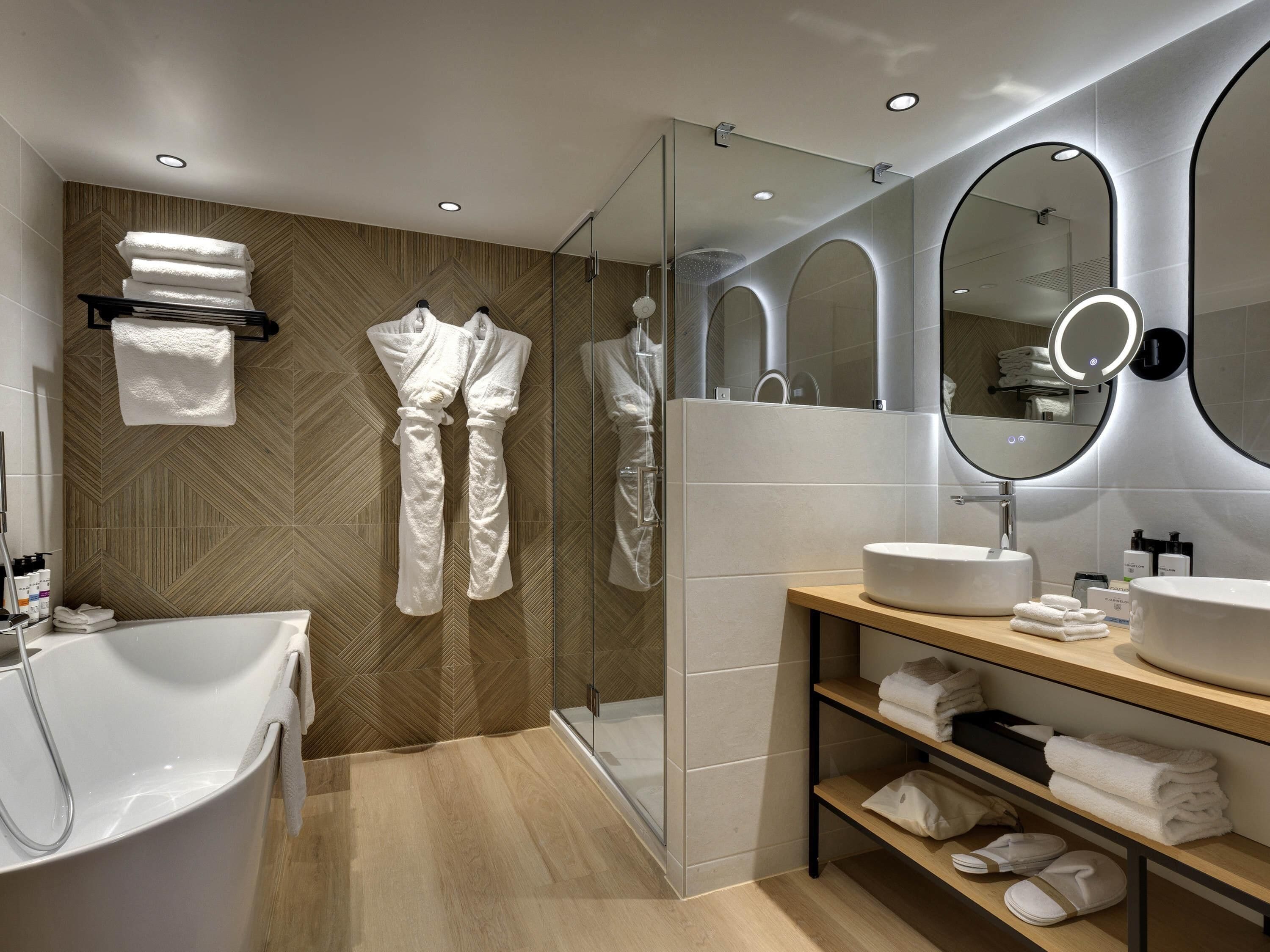 Premium bedding, pillow-top beds, free minibar items, in-room safe