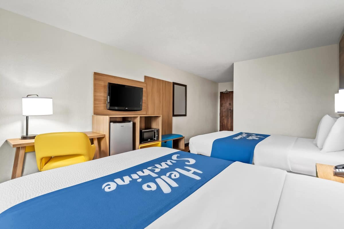 In-room safe, desk, iron/ironing board, free cribs/infant beds