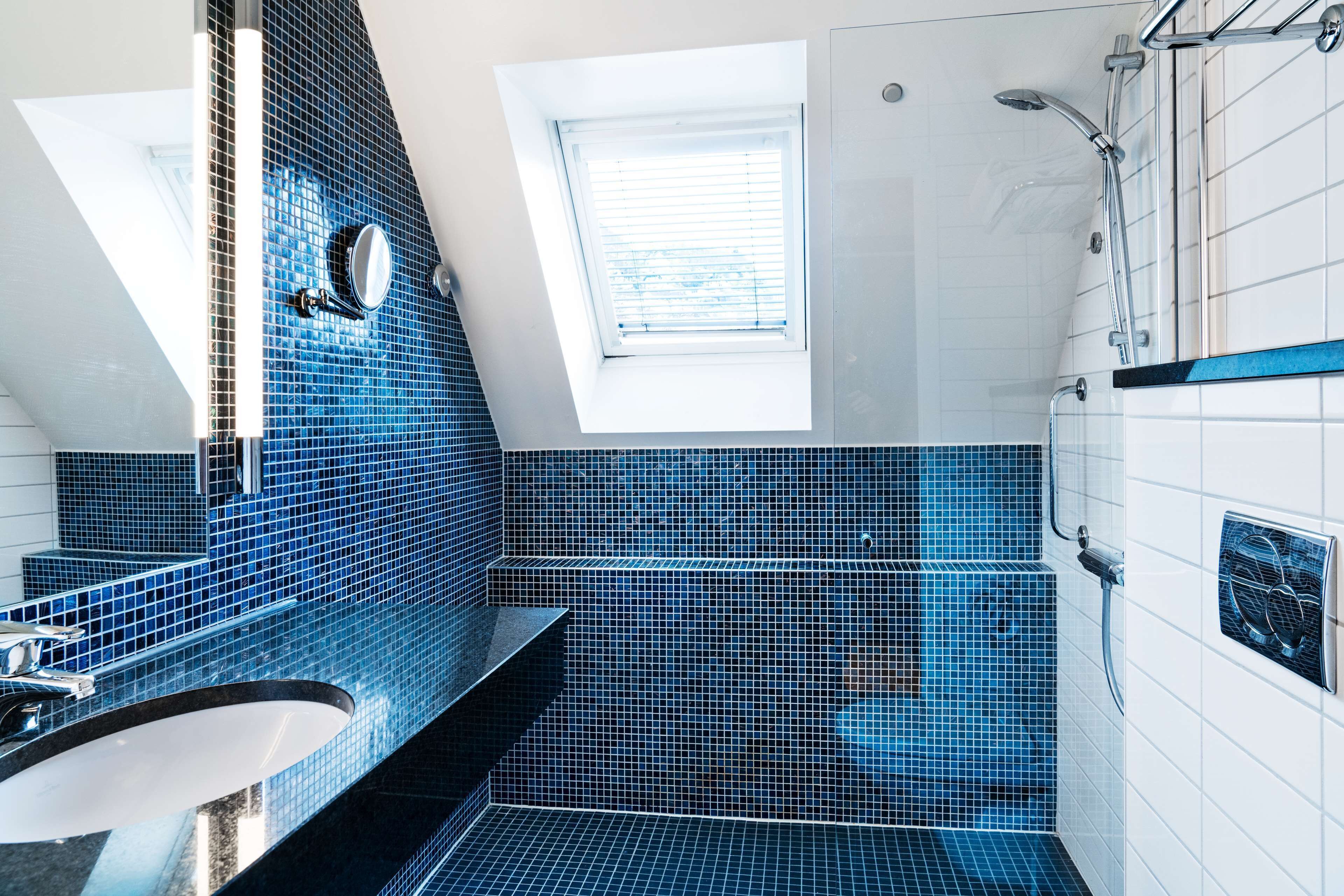 free toiletries, hair dryer, towels, soap