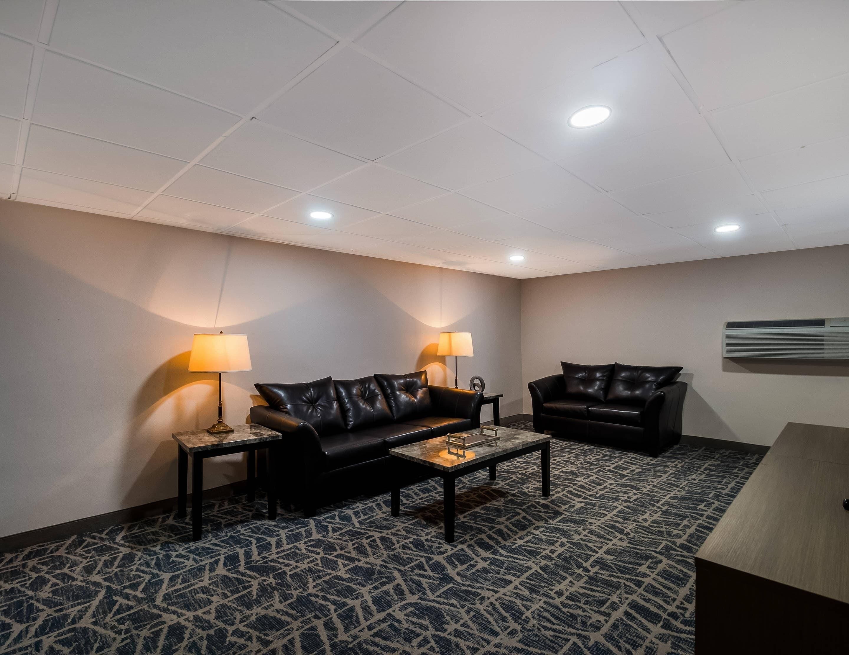 In-room safe, desk, laptop workspace, blackout curtains