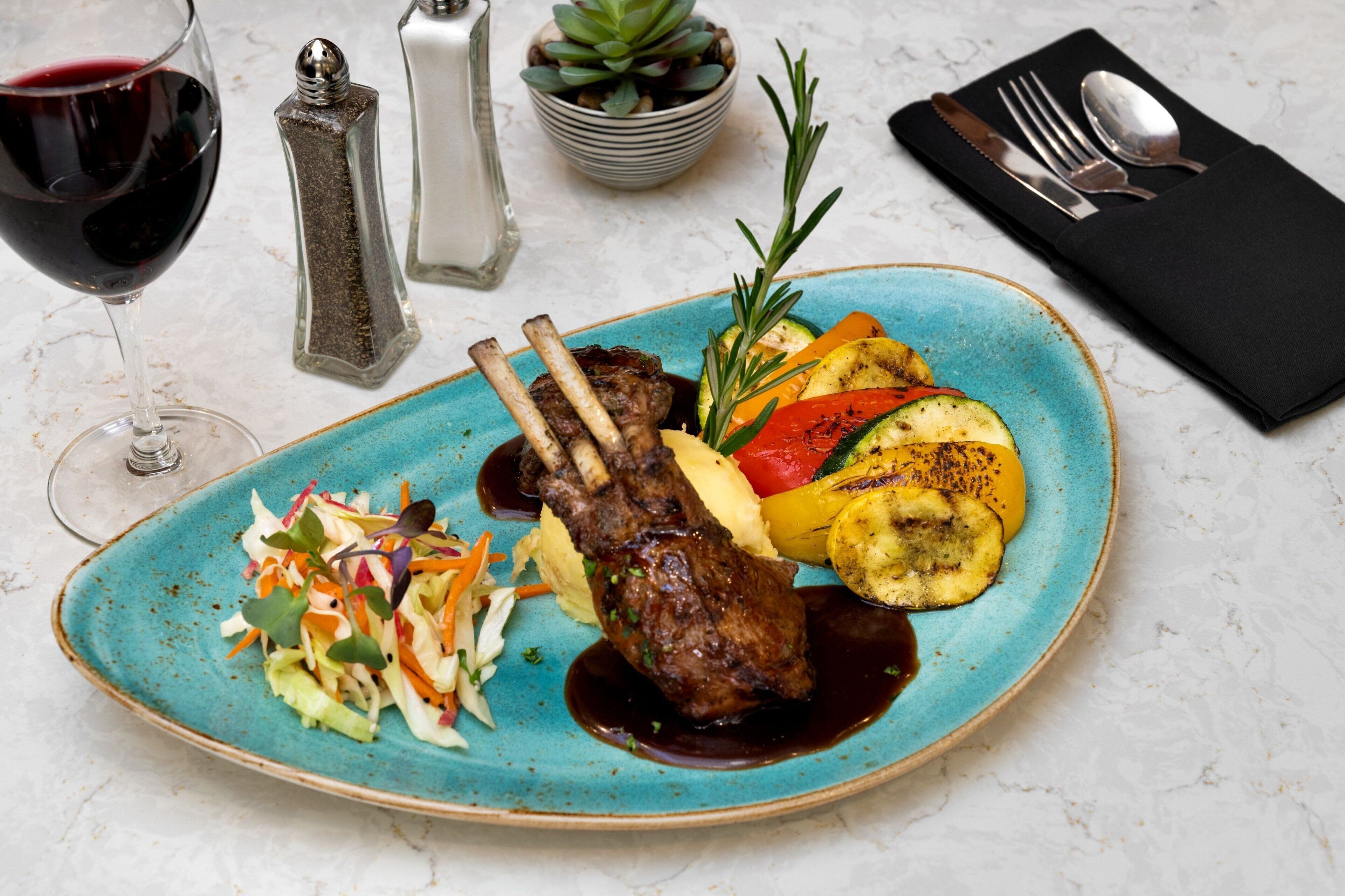 breakfast and lunch served