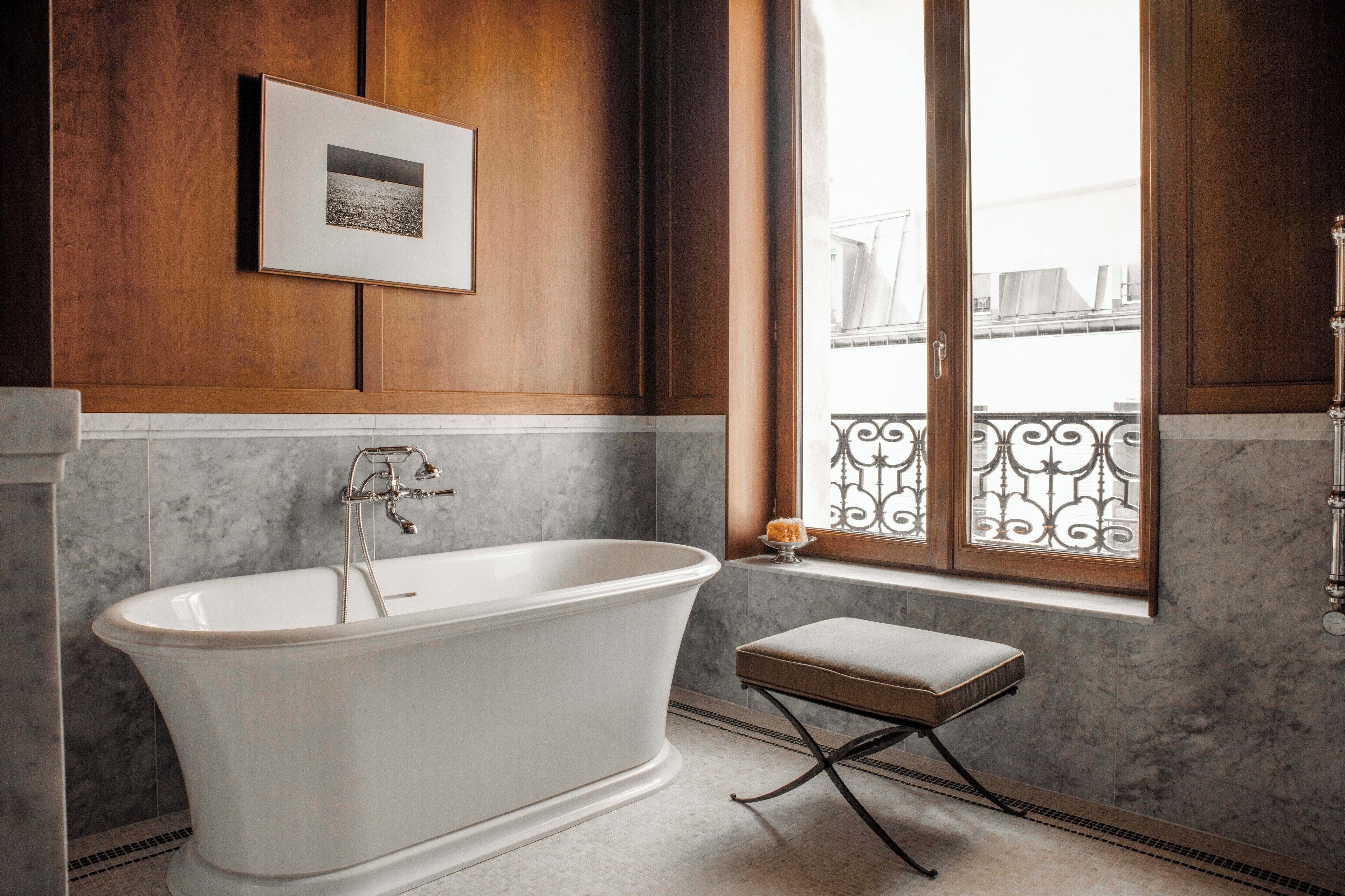 suite ciel de paris - 2 bedrooms. | bathroom | designer toiletries, hair dryer, bathrobes, slippers
