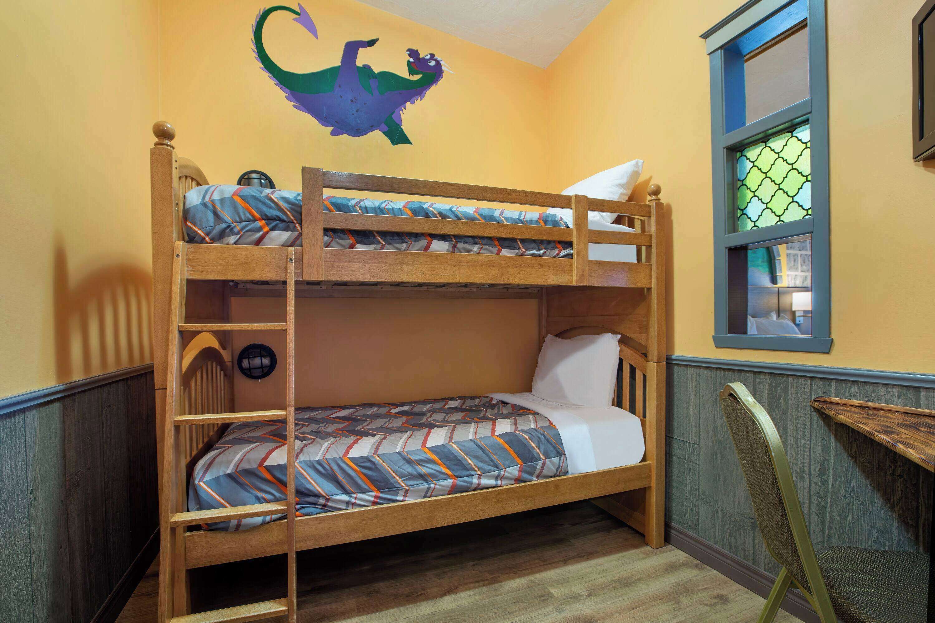 In-room safe, desk, iron/ironing board, free cribs/infant beds