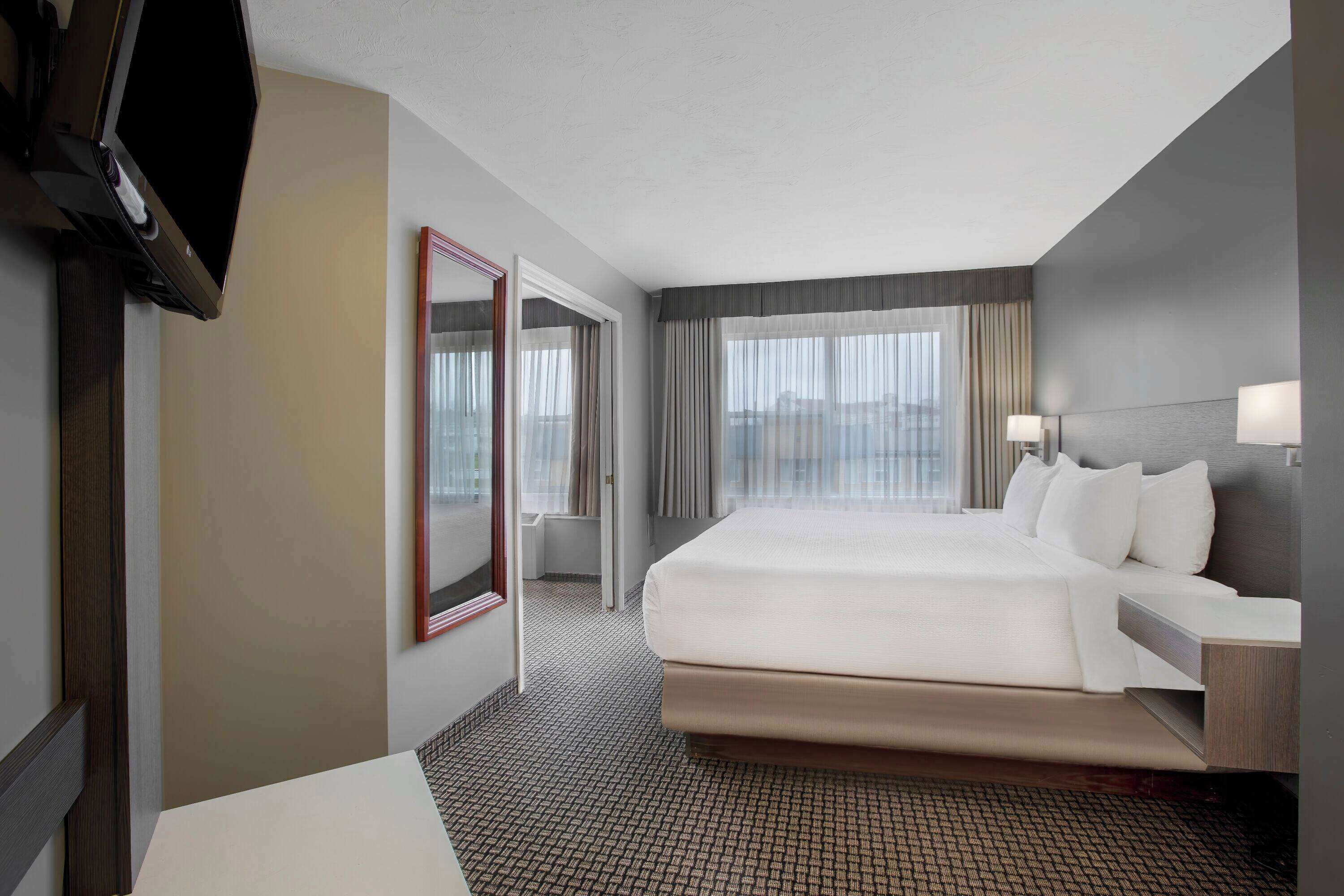 Deluxe Suite, 1 King Bed, Non Smoking (1 Bedroom) | In-room safe, desk, iron/ironing board, free cribs/infant beds