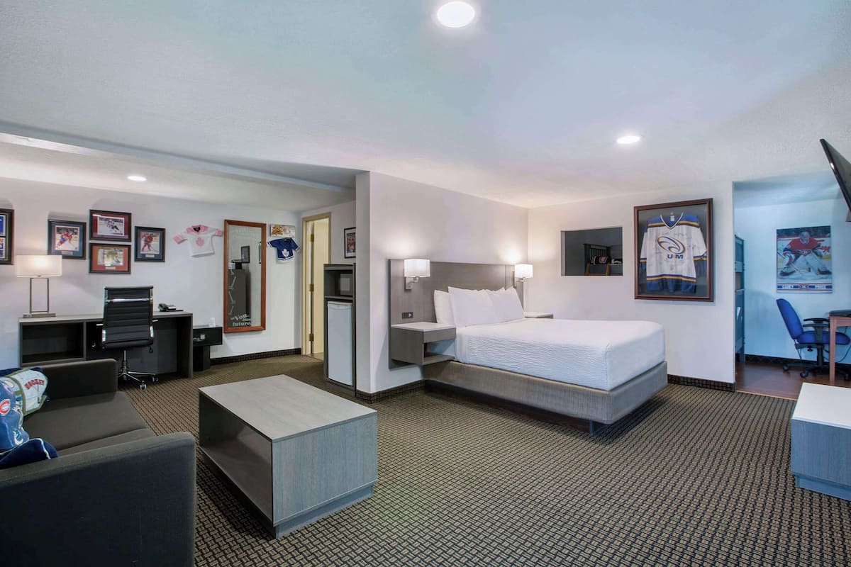 Studio Suite, Multiple Beds, Non Smoking (Hockey Theme) | In-room safe, desk, iron/ironing board, free cots/infant beds