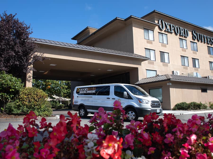 Façade de l’hébergement