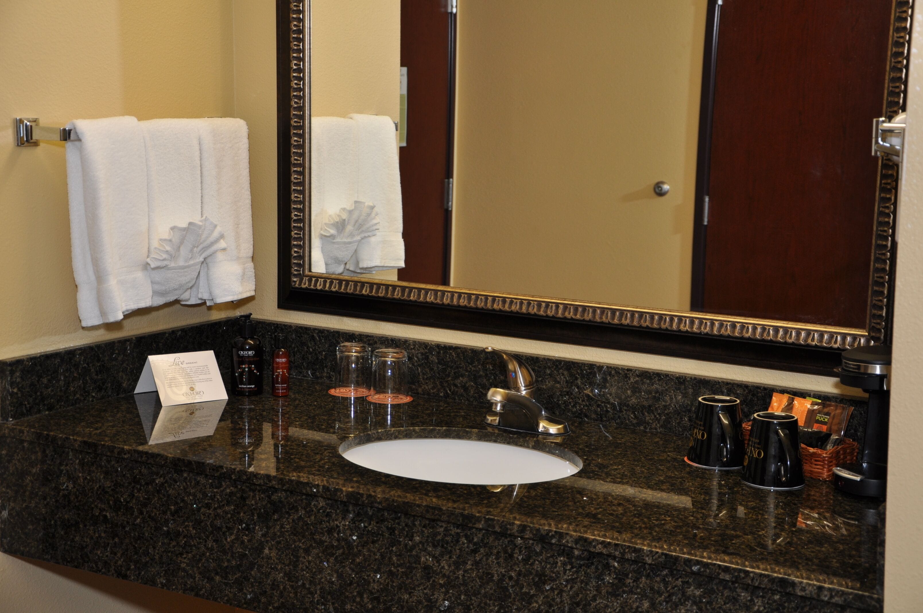 premium bedding, desk, blackout curtains, iron/ironing board