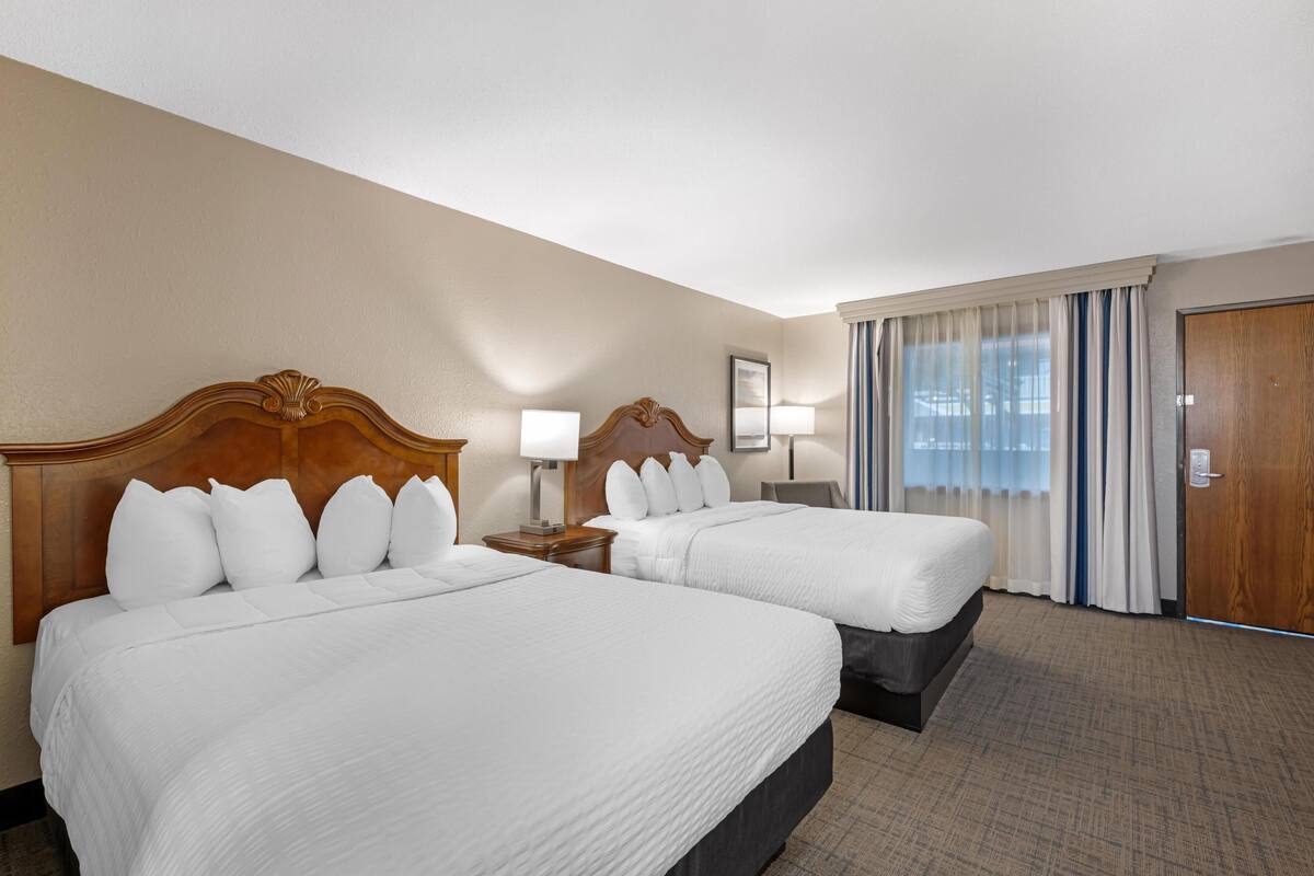 Standard Room, 2 Queen Beds, Accessible, Refrigerator & Microwave | Premium bedding, pillowtop beds, desk, laptop workspace