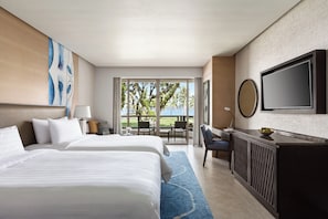 Tanjung Sea View, Chambre avec lits jumeaux | Couette en duvet d'oie, coffres-forts dans les chambres