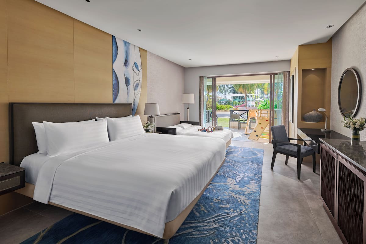 Family Twin Room, Terrace, Pool View (Tanjung ) | Down comforters, in-room safe, individually decorated