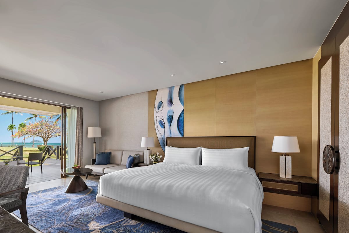 Family Room, 1 King Bed, Pool View (Tanjung, Terrace) | Down comforters, in-room safe, individually decorated