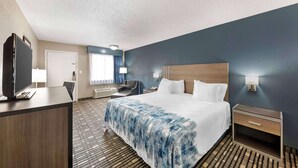 In-room safe, desk, laptop workspace, iron/ironing board - Best Western Post Oak Inn (Burnet)