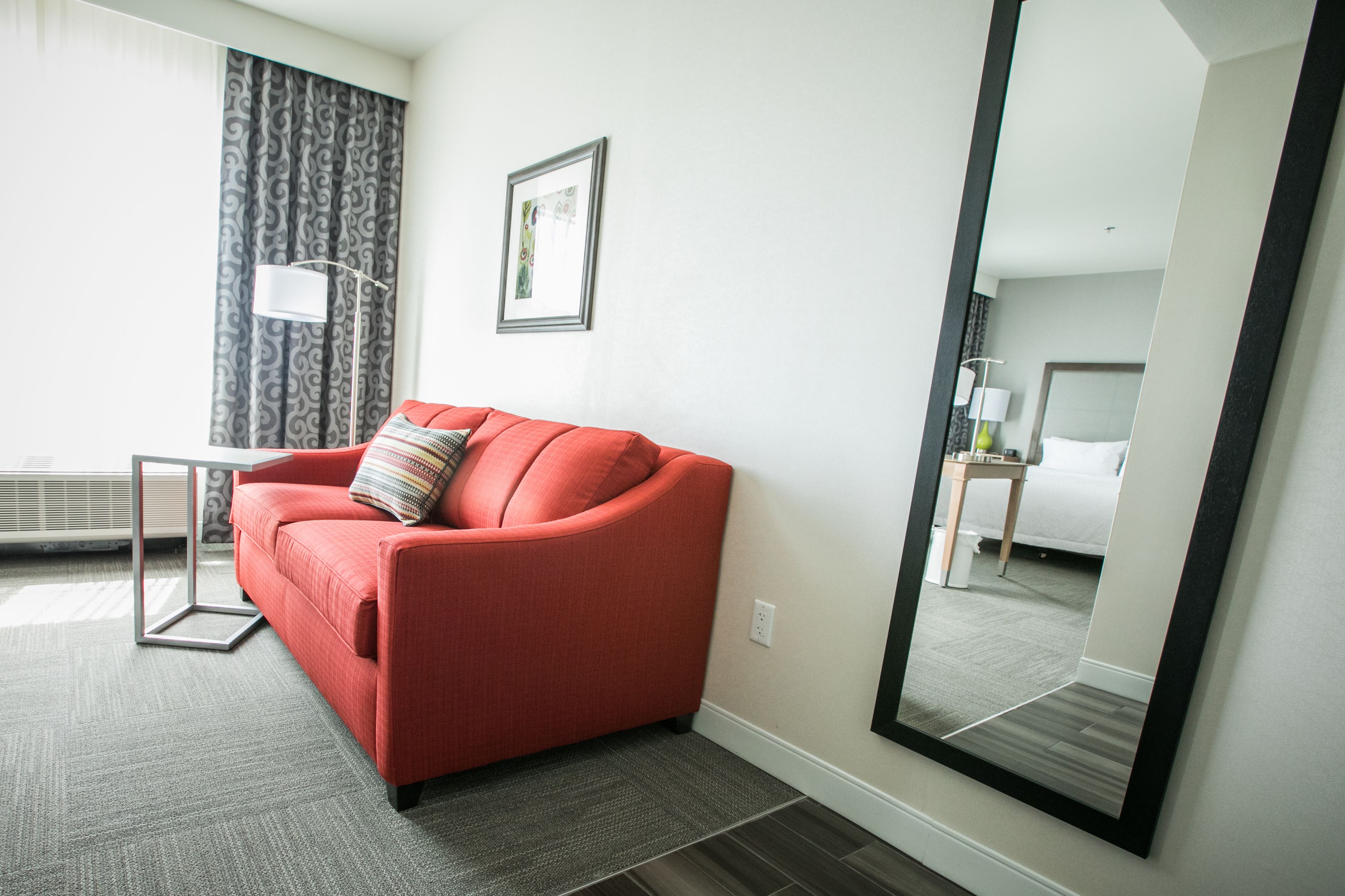 studio, 1 king bed, accessible, non smoking (w/ roll-in shower) | living area | 42-inch lcd tv with cable channels, tv