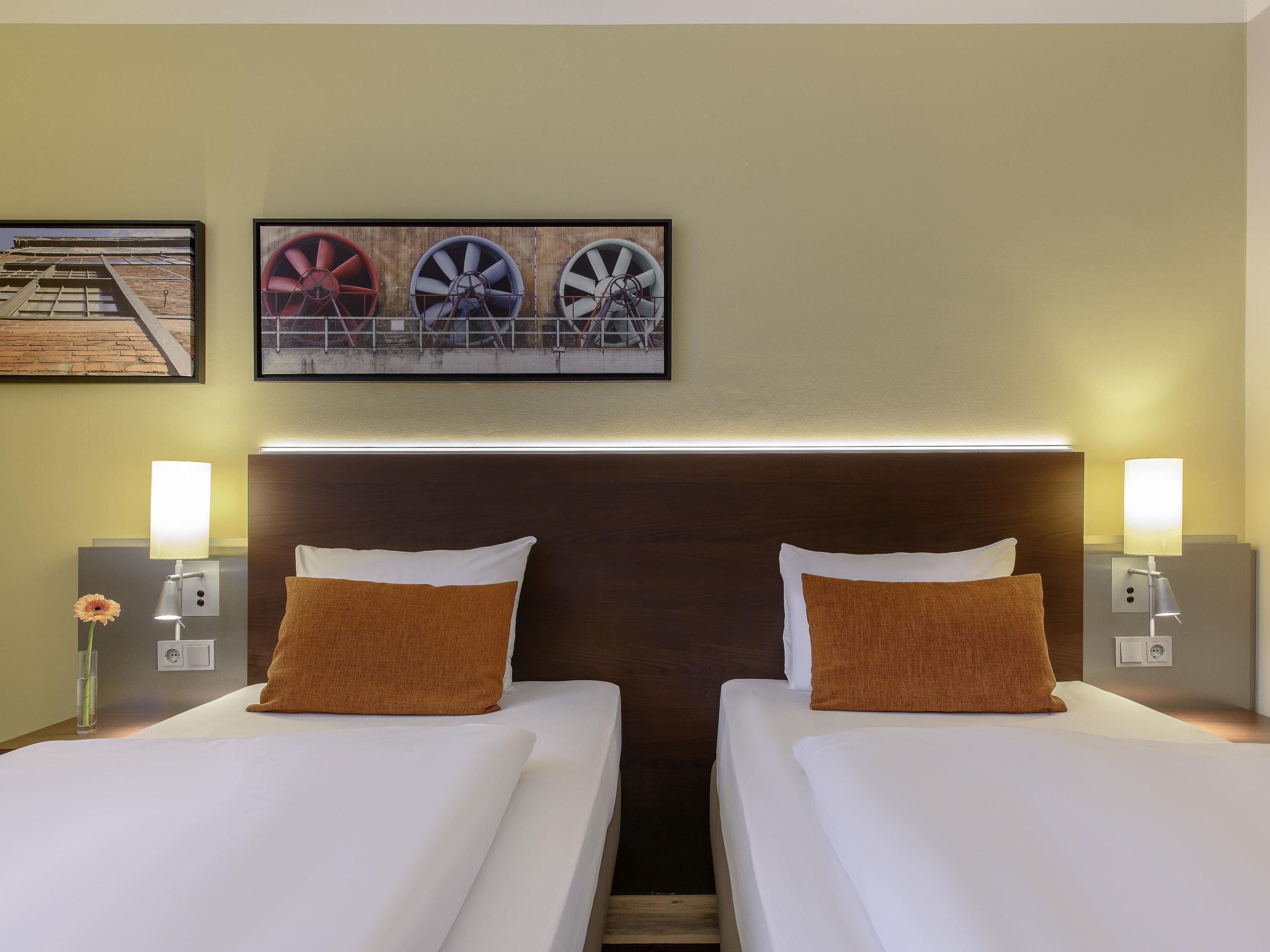 Chambre Standard, 2 lits une place