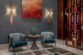 Lobby lounge at Hotel Adagio, Autograph Collection