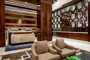 Lobby lounge at Hotel Adagio, Autograph Collection