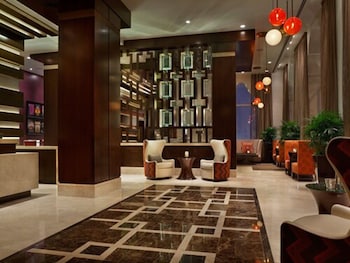 Hotel entrance and lobby at Hotel Adagio, Autograph Collection