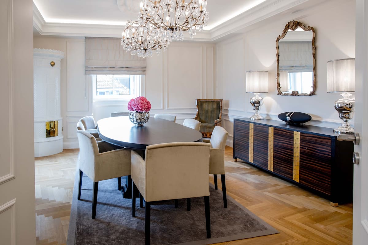 Presidential Suite | Living area | 102-cm LCD TV with satellite channels, TV