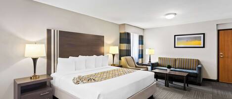 Standard Room, 1 King Bed, Non Smoking, Microwave (with Sofabed) | Pillowtop beds, in-room safe, desk, laptop workspace
