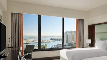 Premium bedding, down duvets, pillow-top beds, minibar