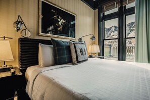 Premier Room, 1 King Bed | Egyptian cotton sheets, premium bedding, down comforters, pillowtop beds - Hotel Jerome, Auberge Collection (Aspen)