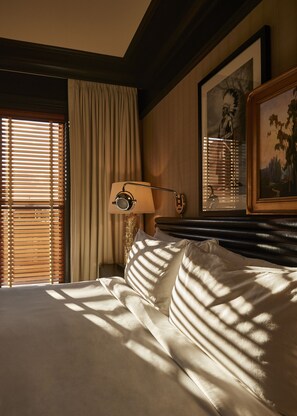 Egyptian cotton sheets, premium bedding, down duvets, pillow-top beds