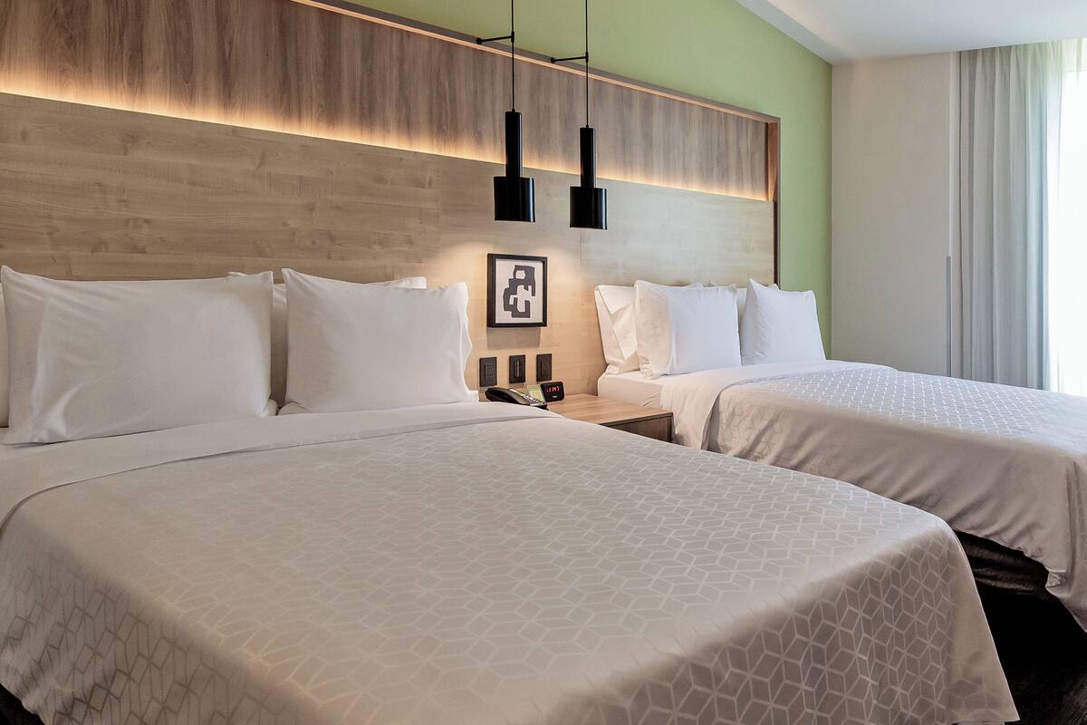 standard room, 2 queen beds, courtyard view | 1 bedroom, premium bedding, down duvets, in-room safe