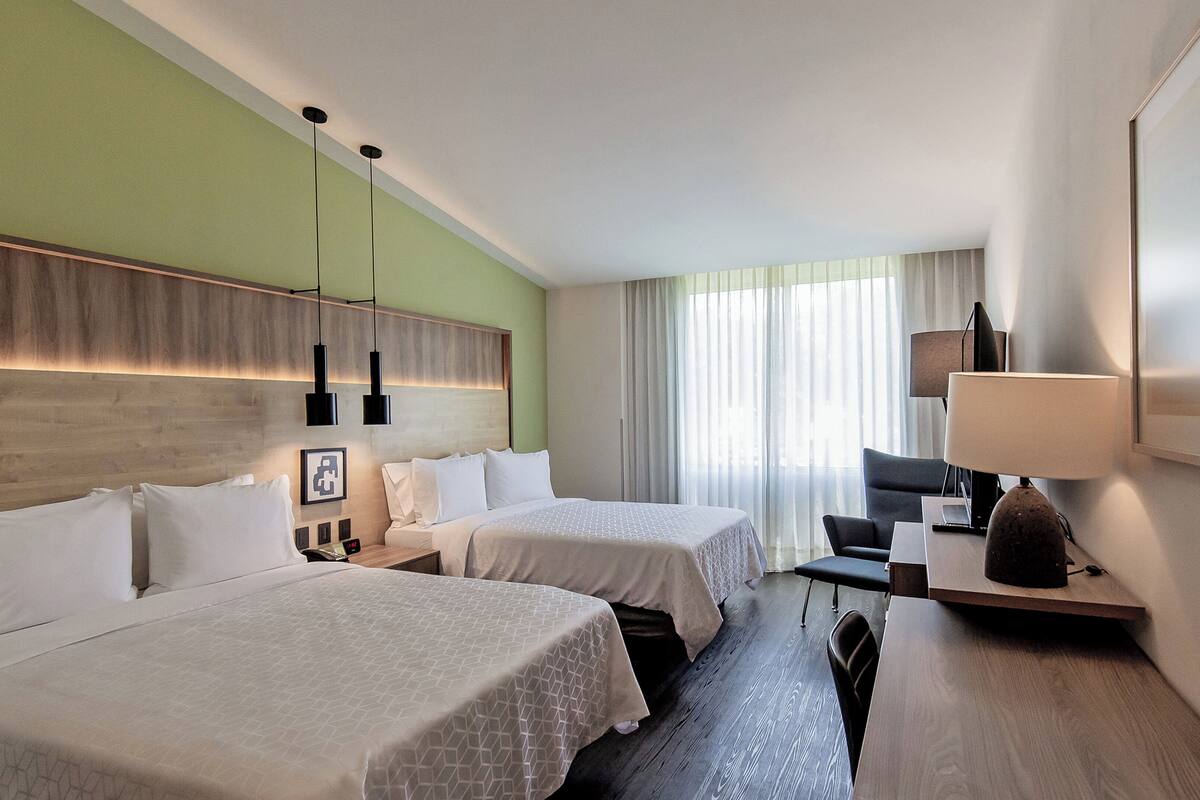 standard room, 2 queen beds, courtyard view | 1 bedroom, premium bedding, down duvets, in-room safe