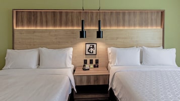 Standard Room, 2 Queen Beds, Courtyard View | Premium bedding, down comforters, in-room safe, desk