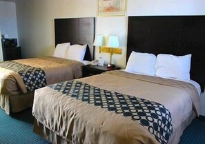 Standard Room, 2 Queen Beds, Non Smoking, Refrigerator & Microwave | View from room - Rodeway Inn (Vernal)