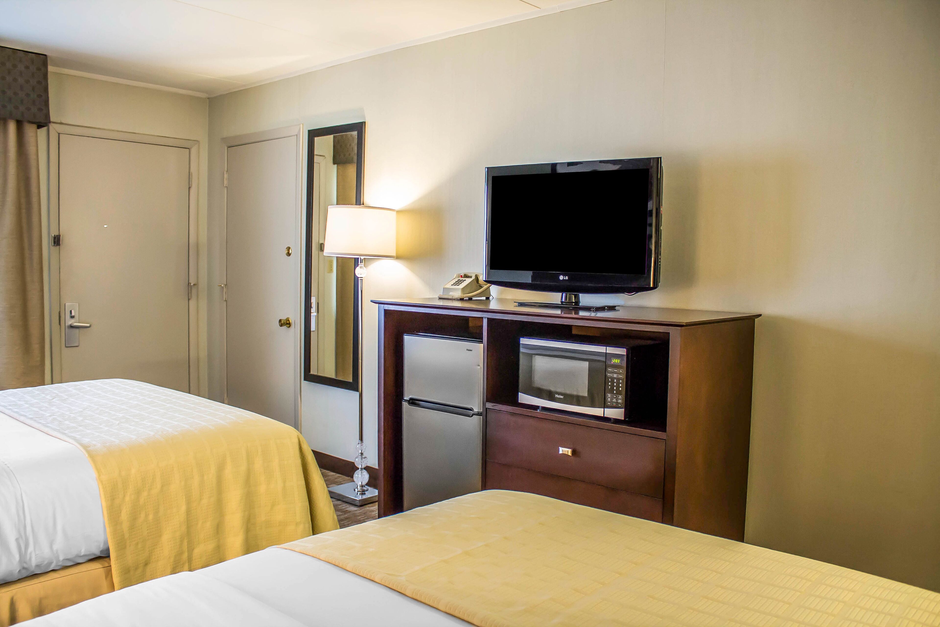 blackout curtains, iron/ironing board, free cots/infant beds