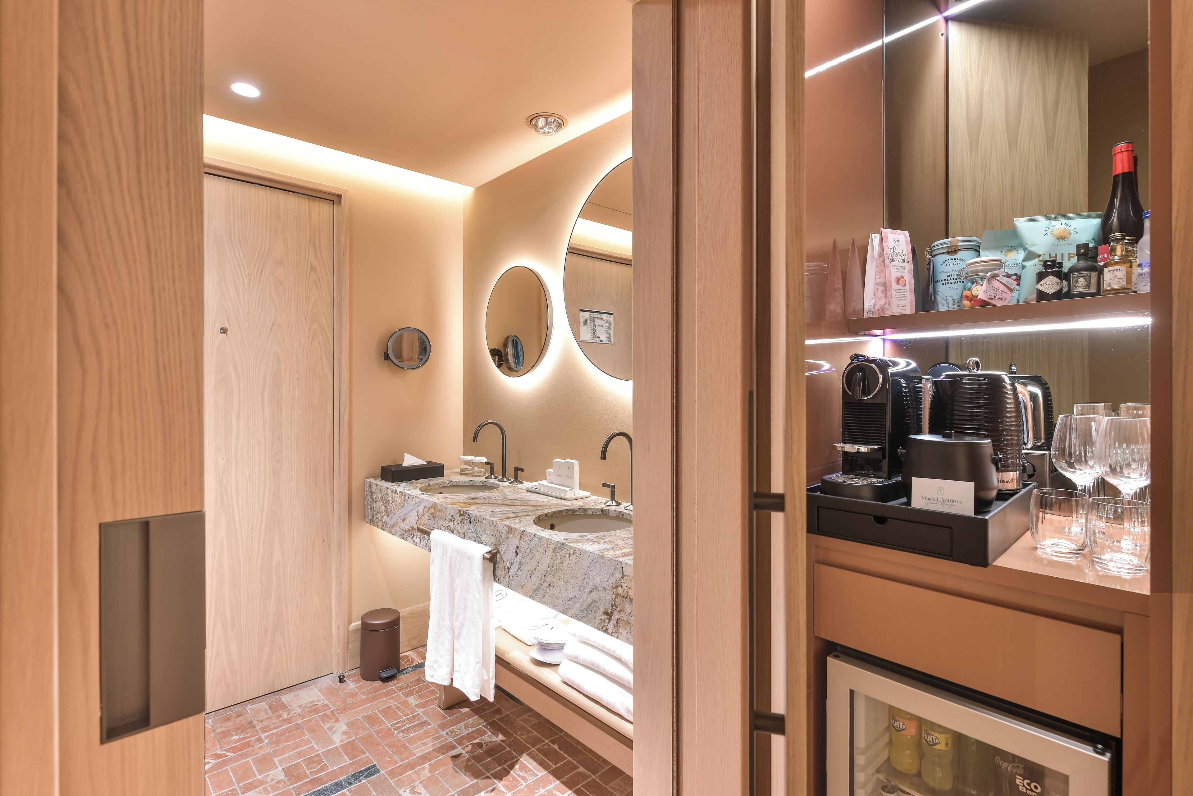 free toiletries, hair dryer, bathrobes, slippers