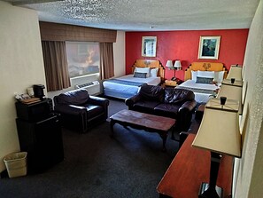 Suite | Premium bedding, Tempur-Pedic beds, desk, blackout drapes