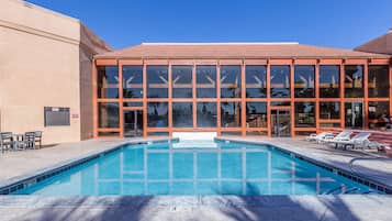 Indoor pool, outdoor pool