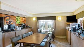 Free continental breakfast