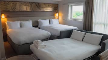 Free WiFi, bed sheets