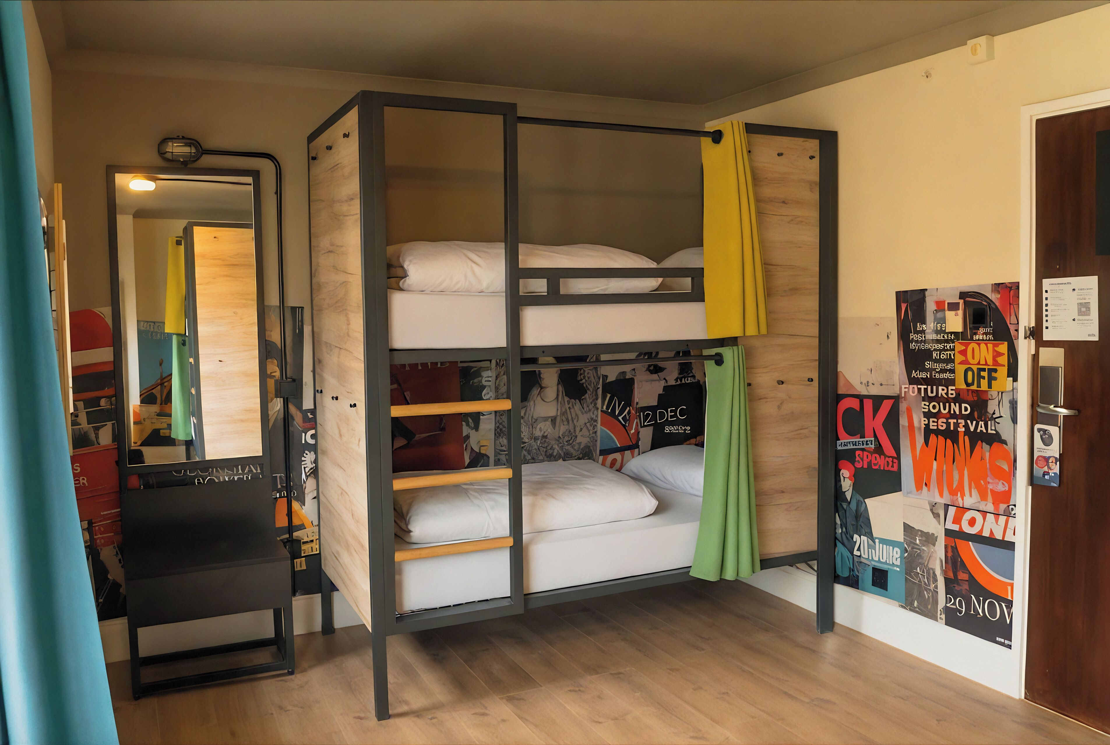 Free WiFi, bed sheets