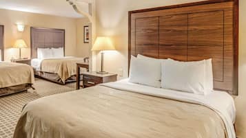 Standard Room, Multiple Beds, Non Smoking (3 Queen Beds) | Desk, laptop workspace, blackout drapes, iron/ironing board