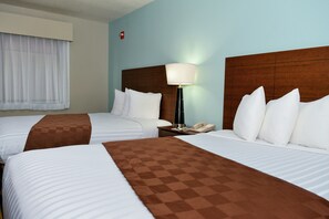 Standard Room, 2 Queen Beds, Accessible, Non Smoking | In-room safe, blackout drapes, iron/ironing board, cribs/infant beds
