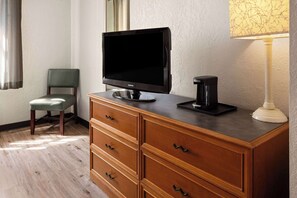 Premium bedding, pillow-top beds, desk, blackout curtains
