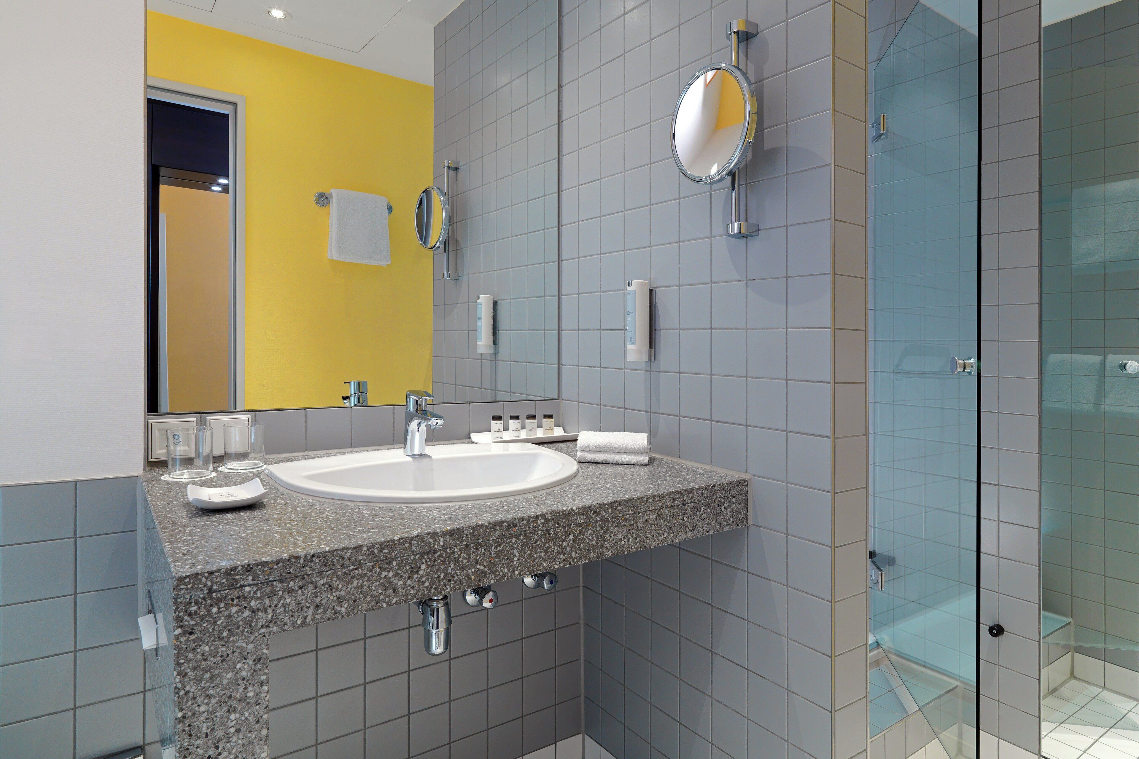 shower, free toiletries, hair dryer, bathrobes