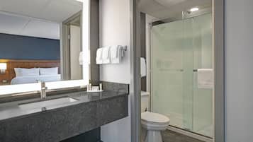 Suite, 1 Bedroom | Bathroom | Combined shower/tub, eco-friendly toiletries, hair dryer, towels