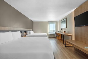 Habitación, 2 camas Queen size, con acceso para personas discapacitadas, para no fumadores | 1 habitación, sábanas de algodón egipcio y ropa de cama de alta calidad 