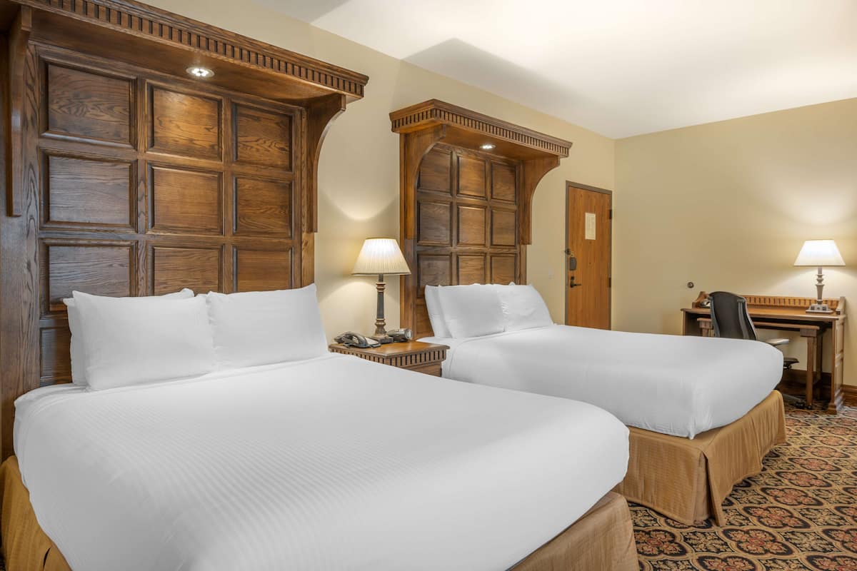 Standard Room, 2 Queen Beds, Accessible, Non Smoking | Premium bedding, in-room safe, desk, laptop workspace